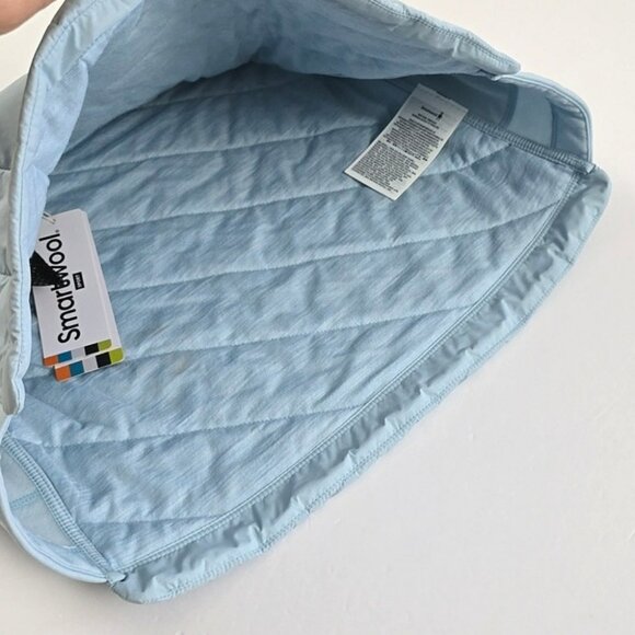 NWT Smartwool Smartloft Women's Quilted Pull On Skirt Winter Sky Blue Pockets XS - Picture 9 of 16